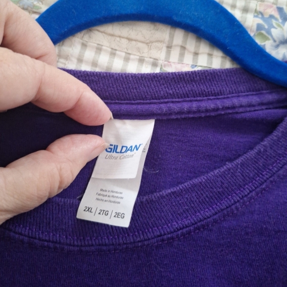 Gildan longsleeves Purple MS support - Picture 11 of 13